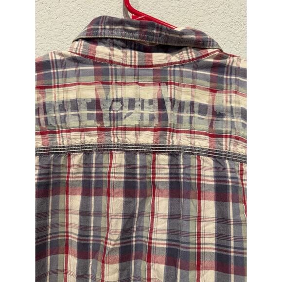 Harley Davidson Flannel Short Sleeve Mens M - Picture 3 of 6